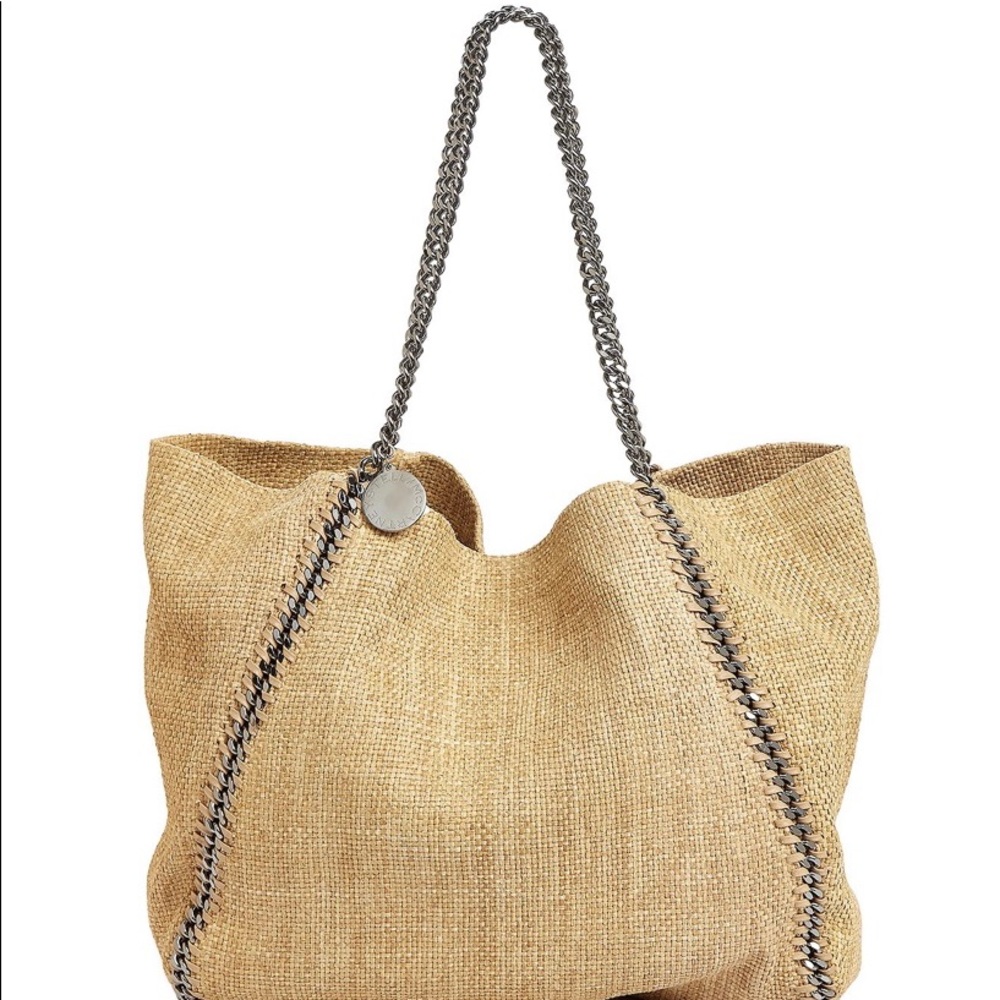 Stella McCartney- Falabella Medium Raffia Tote